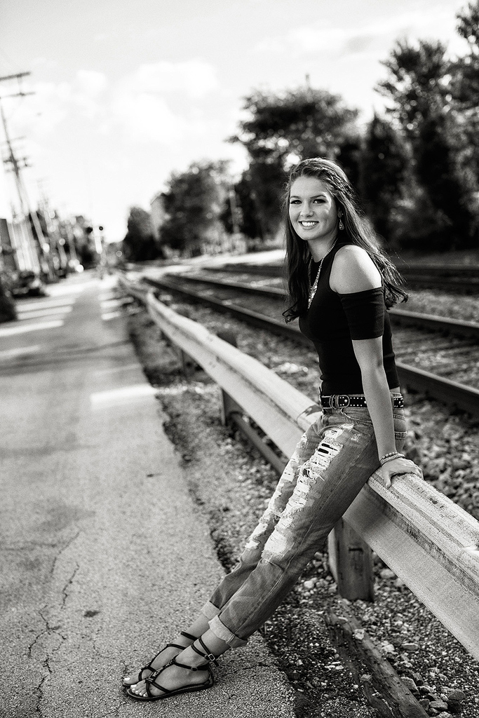 Chicago Senior Photographer 17 Lincoln Way high school senior photographed at a Marmalade Location