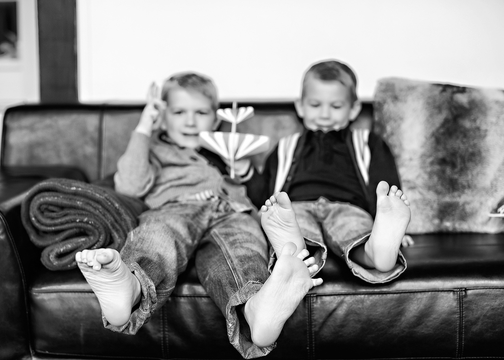 Chicago and Suburban Child Photographer 7 West Suburban Chicago kids photographer - fun photos at home of brothers by Marmalade Photography