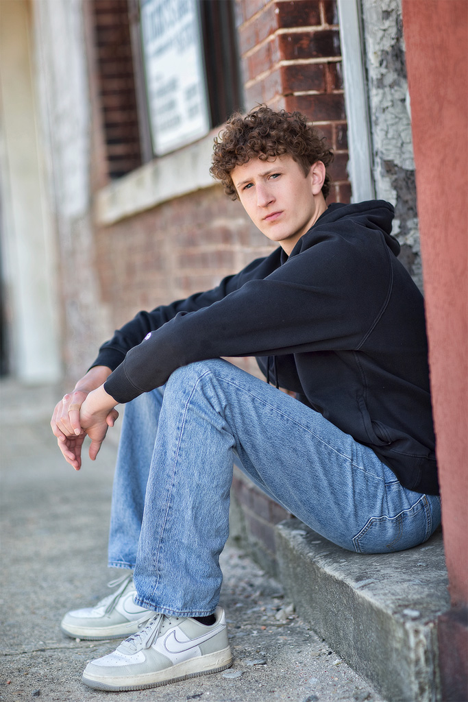 Chicago Senior Photographer 16 A senior boy photographed at a Marmalade Location in the SW suburbs