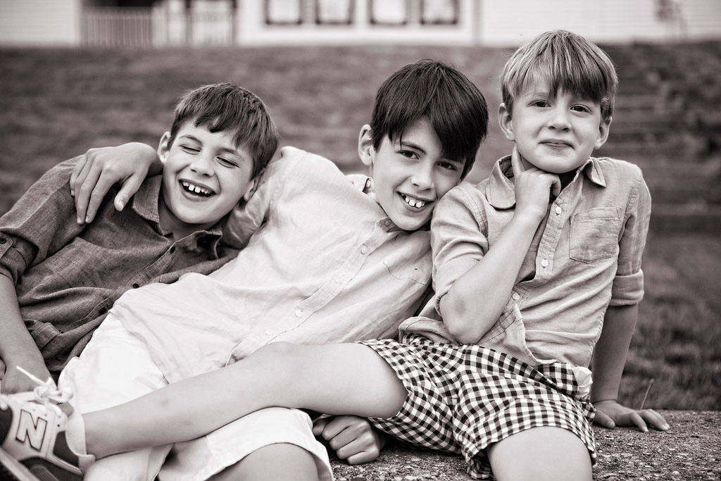 Chicago and Suburban Child Photographer 30 Chicago children's photographer - outdoor portrait of brothers by Marmalade Photography