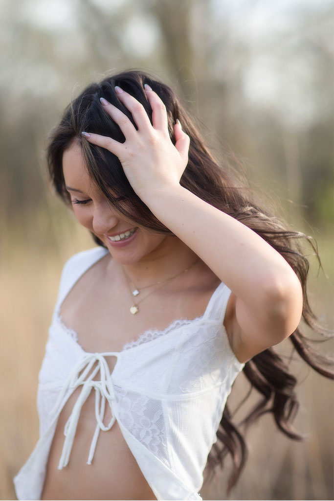 Chicago Senior Photographer 37 Neuqua Valley high school senior showing off her fun personality