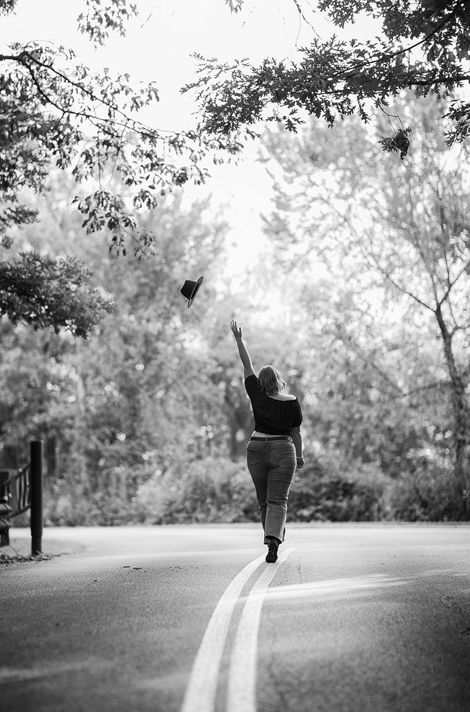 Chicago Senior Photographer 26 A hat tossed high in the air by this senior who traveled from Nebraska to be photographed by Marmalade Photography