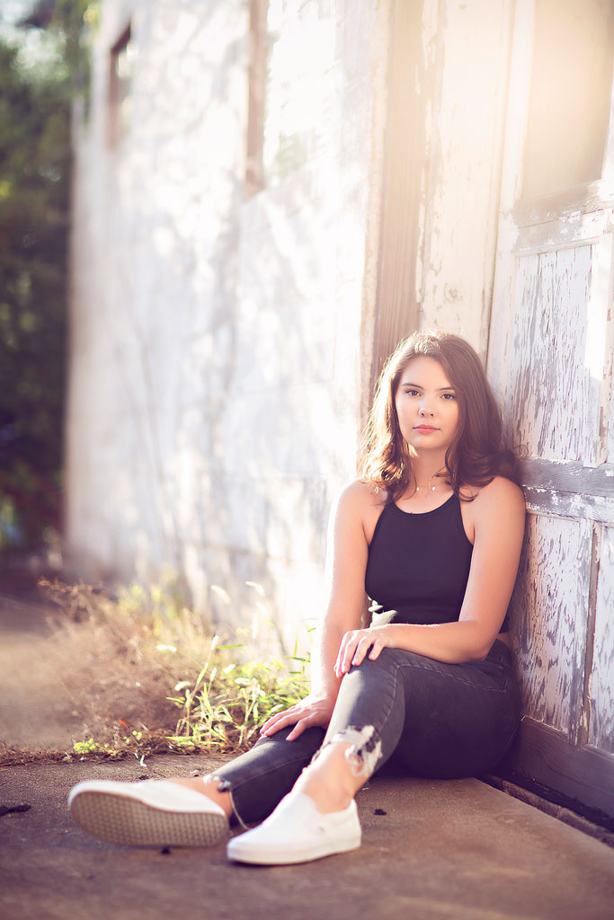 Chicago Senior Photographer 1 Chicago high school senior photographer - backlit image of a young lady for a senior photo session