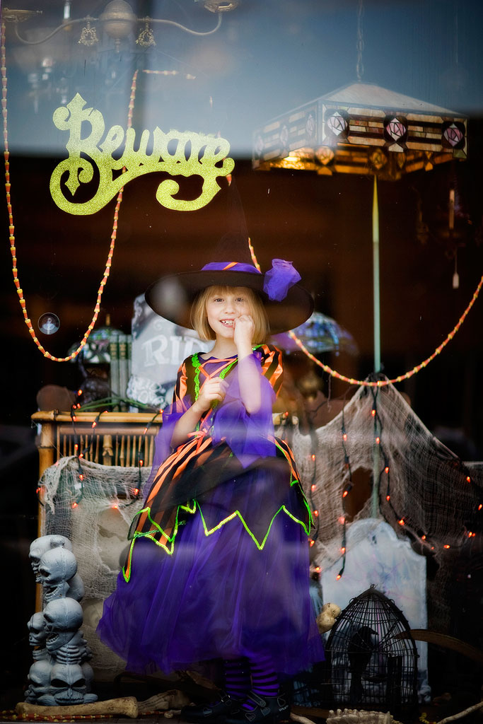 Chicago and Suburban Child Photographer 22 Chicago and suburban child photographer - photo of a school aged girl dressed for Halloween by Marmalade Photography