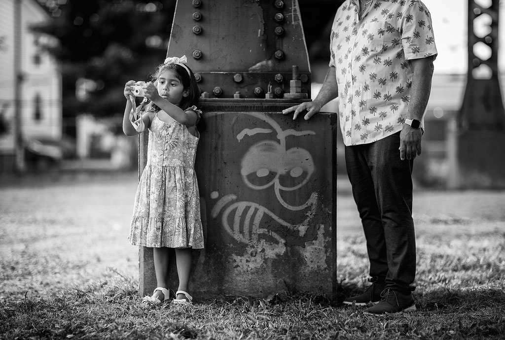 Chicago and Suburban Child Photographer 1 Chicago and Suburban Child Photographer - a child with her toy camera in Chicago by Marmalade Photography
