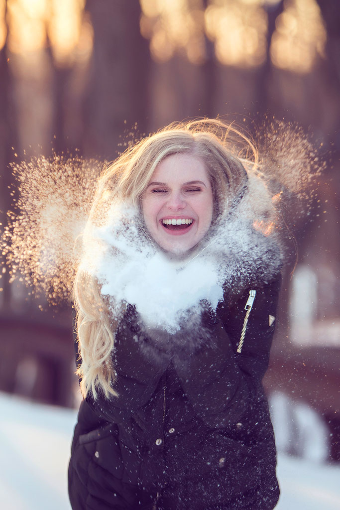 Chicago Senior Photographer 43 Suburban senior photographer - winter scene with a senior girl photographed by Marmalade Photography