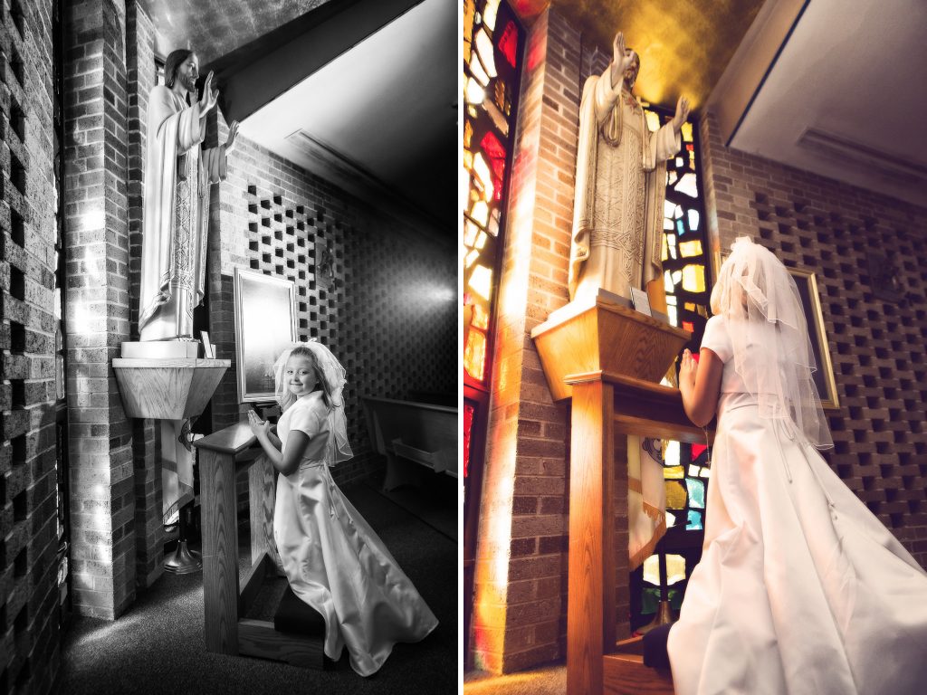 Communion photography in suburban Chicago by Marmalade Photography