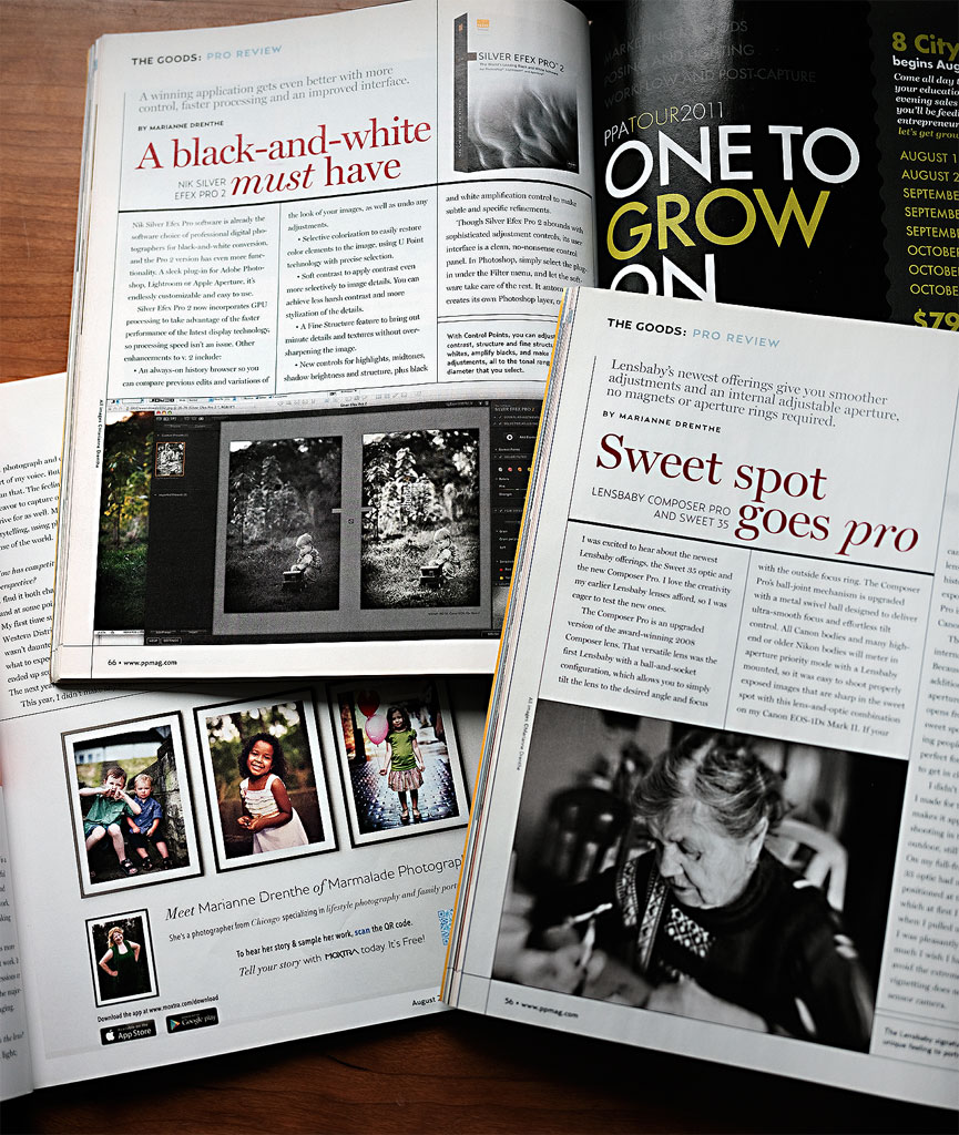 Press 4 Articles written by Marianne Drenthe plus advertising featuring Marianne Drenthe's work.